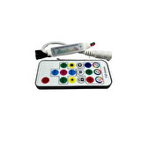 SP104E WS2811-WS2812 Volt ARGB Müzikli Pixel Kontrol Devresi RF Kumandalı Magic Led