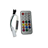 SP104E WS2811-WS2812 Volt ARGB Pixel Kontrol Devresi 21 Tuşlu RF Kumandalı Magic Led