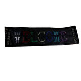 Bluetooth Lu Telefon Kontrollü 16x64 Flexible Matrix Led Ekran 5-12V (370*87 mm)