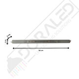 Ultra slim ince parmak led adaptör 24 volt 2,5 amper 60 watt (30x2x2cm)