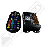 Bluetooth Kontrollü + Kumandalı  RGBW Led Kontrol Kumandası 5-24V 30A