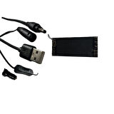 Bluetooth Lu Telefon Kontrollü 16x32 Flexible Matrix Led Ekran 5-12V (170*70 mm)