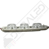 24 Volt  Gün Işığı Watt 3 lü Lensli 3030 Reklamcı Modül (10 Adet)