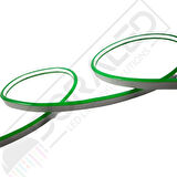 12 Volt 6x12mm Yeşil Esnek Neon Led 5 Metre (1 cm'de Kesilebilir.)