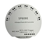 SP608E 8 Kanal WS2811-WS2812B Pixel Kontrol Devresi 5-24V
