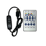 USB Girişli Bluetooth WS2811-WS2812B Pixel Kontrol Devresi Müzik Modlu
