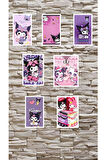 Kuromi 8li Sticker Set MyMelody Baku Stickers