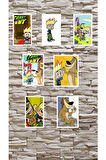 Jhonny Test 8li Sticker Set Dukey, Susan, Mary Test Stickers