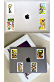 Jhonny Test 8li Sticker Set Dukey, Susan, Mary Test Stickers