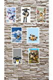 Koyun Shaun 8li Karışık Sticker Set