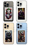 Joker Sticker 8'li Batman, Joker, Hallowen Yapışkanlı, Etiket Sticker 8 adet karışık