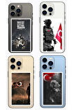 Mehmetçik Türk Askeri Ömer Halisdemir  Kurt Gökbörü TSK Bayrak Sticker set