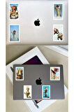 Buz Devri 8li Sticker. Sid, Manfred, Scrat Sticker Set