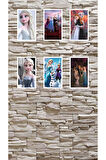 Elsa 8 Li Sticker, Karlar Ülkesi - Karlar Kraliçesi - Olaf - Frozen - Hans Anna Ve Elsa