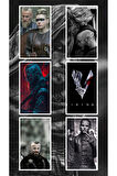 Wikings dizisi Karakterleri Stickers - Lagertha Bjorn Lothbrok - Floki King Harald Finehair Ubbe 8li
