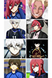 Blue Lock Anime Chigiriyoma - Bachira Megura - Isagi Yoichi - Ryusei Shidou - Nagi Seishiro sticker