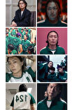 Squid Game Player 124 Nam Gyu Oyuncu 124 Nam-Gyu 8li sticker set