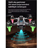  Rgb Işıklı C19S  Taşınabilir Drone 4k Hd Çift Kamera  360 Derece Engel Kaçınma 