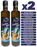 Detox Mix Sirkesi Doğal Fermantasyon 500 ml x2 Adet