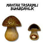 Seramik Mantar Şeklinde Buhurdanlık Büyük Boy