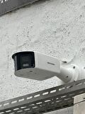 Hikvision DS-2CD2T67G2P-LSU/SL 6mp 2.8mm Lens Çift Kameralı Sesli 180° Panoramic ColorVu IR Bullet IP Kamera