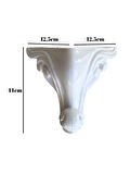 Sultan Lükens Desenli 14CM Beyaz Plastik Ayak Mobilya Masa ve Dolap AYAĞI(14CM)(BEYAZ)(1 ADET)