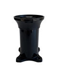 Plastik Siyah Ayarlanabilir Ayak Masa Dolap ve Mobilya Ayağı(SİYAH)(6CM)(4 ADET)