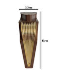STİL 15CM Plastik Ayak Mobilya Masa ve Dolap Ayağı(15CM)(KAHVERENGİ - ALTIN)(4 ADET)