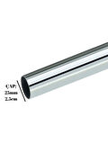 Yuvarlak Metal Askı Borusu Mobilya Askı Borusu(YUVARLAK)(KROM)(45CM)(1 ADET)(ÇAP:25MM)