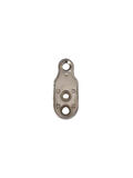 Oval Askı Borusu Flanşı Dolap ve Mobilya Oval Boru Flanşı(İÇ ÖLÇÜLERİ EN:15MM BOY:25MM)(4 ADET)