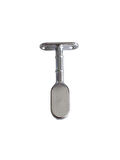 Oval Ayaklı Kapalı Askı Borusu Flanşı Mobilya Oval Boru Flanşı(İÇ ÖLÇÜLERİ EN:15MM BOY:25MM)(2 ADET)