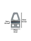 Tablo ve Çerçeve Askı Demiri L Askı Aparatı(METAL)(BOY:35MM EN:20MM)(4 ADET)