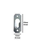 Tablo ve Çerçeve Askı Demiri Dişli Askı Aparatı(METAL)(BOY:40MM EN:15MM)(2 ADET)