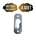 Tablo ve Çerçeve Askı Demiri Dişli Askı Aparatı(METAL)(BOY:40MM EN:15MM)(4 ADET)