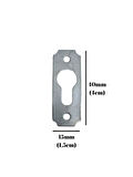 Tablo ve Çerçeve Askı Demiri Düz Askı Aparatı(METAL)(BOY:40MM EN:15MM)(4 ADET)
