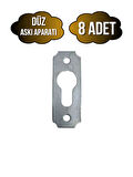 Tablo ve Çerçeve Askı Demiri Düz Askı Aparatı(METAL)(BOY:40MM EN:15MM)(8 ADET)