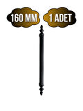 Plastik Siyah Kulp Mobilya ve Dolap Kulpu(SİYAH)(160MM)(1 ADET)
