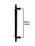 Plastik Siyah Kulp Mobilya ve Dolap Kulpu(SİYAH)(160MM)(1 ADET)