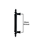 Plastik Siyah Kulp Mobilya ve Dolap Kulpu(SİYAH)(96MM)(1 ADET)