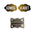 Papatya Tavla Menteşesi Mobilya Kutu Menteşesi(GÜMÜŞ)(4 ADET)(EN:3CM BOY:2CM)