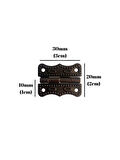 Papatya Tavla Menteşesi Mobilya Kutu Menteşesi(BRONZ)(2 ADET)(EN:3CM BOY:2CM)
