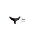 Anka 1.5cm Metal Ayak Çeyiz ve Hediye Kutusu Mobilya Ayağı(1.5CM)(BRONZ)(4 ADET)