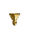 Kelebek Düz 2.5cm Metal Ayak Çeyiz ve Hediye Kutusu Mobilya Ayağı(2.5CM)(ALTIN)(4 ADET)