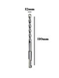 Beton Hilti Ucu Duvar Delme Hilti Delici Matkap Ucu(DELİCİ)(12MM X 110MM)(1 ADET)