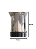 Metal Krom 8cm Ayak Mobilya Masa ve Dolap Ayağı(KROM)(8CM)(ÇAP:60MM)(4 ADET)