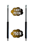 Yatak Makası Pistonu Baza Açılır Makası Pistonu(750N PİSTON)(TEK KİŞİLİK)(1 ADET)(SİYAH)