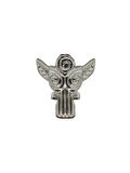 Melek 1.5cm Metal Ayak Çeyiz ve Hediye Kutusu Mobilya Ayağı(1.5CM)(GÜMÜŞ)(8 ADET)