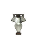 Lüx Metal Ayak Çeyiz ve Hediye Kutusu Mobilya Ayağı(3CM)(GÜMÜŞ)(2 ADET)