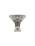 Pati Metal Ayak Çeyiz ve Hediye Kutusu Mobilya Ayağı(2,5CM)(GÜMÜŞ)(2 ADET)