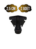 Kelebek Metal Ayak Çeyiz ve Hediye Kutusu Mobilya Ayağı(2,5CM)(BRONZ)(2 ADET)